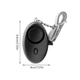 thumbnail image 4 of Alarma Llavero Tholdsy Seguridad Personal Emergencia Negro, 4 of 6