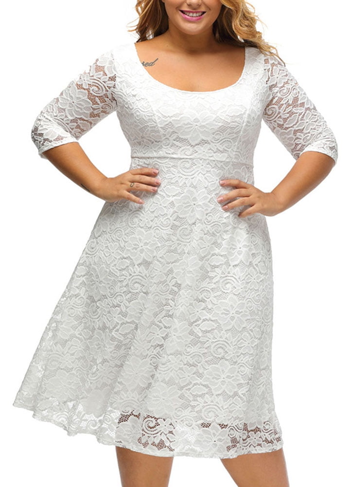 aline lace dress