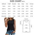 thumbnail image 2 of SUNBS 3 Packs Loose Fit Tank Tops for Women Ribbed Knit Casual Crewneck Sleeveless Shirts, 2 of 8