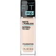 thumbnail image 2 of Maybelline Base líquida Fit Me Matte + Poreless, tono Ivory claro, 28ml Base libre de aceite, 2 of 2