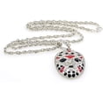 thumbnail image 4 of Men's USA Hip-hop ICED Out Rapper MASK Bling Diamond Pendant Trend Rapper Jewelry Cuban Rope Chain Necklace Silver, 4 of 4