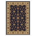 thumbnail image 2 of Radici Usa Como Area Rug 1592 Navy Blue Italian Bordered 3' 3" x 4' 11" Rectangle, 2 of 2