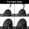 thumbnail image 5 of Kit de reparación de neumáticos sin cámara para bicicletas de montaña y carretera. Repara pinchazos o pinchazos rápidamente. Incluye 5 tiras de goma y 3 taladros., 5 of 5