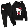 hello kitty Hoodies Sets girls outfit set 4-14 Years baby girl clothes