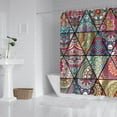 thumbnail image 2 of Waterproof Bohemian Shower Curtain 72x72 Inch Boho Style Polyester Unique Shower Curtain for Bathroom Hotel Home Decor with 12 Plastic Hooks, 2 of 5