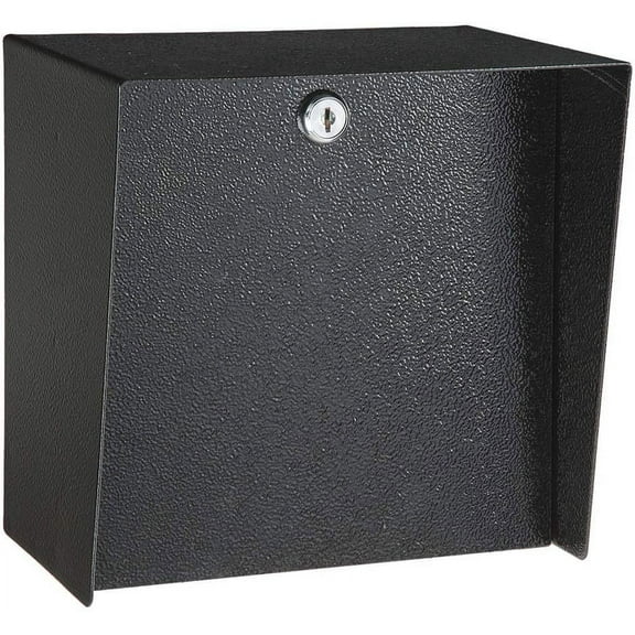 PEDESTAL PRO SQUARE 8X8 STEEL HOUSING - LOCKABLE - OUTDOOR - STAINLESS STEEL - BLACK