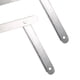 thumbnail image 3 of Conector de bisagra de escalera de aluminio de 2 piezas con tornillos, barra de unión para localizador de escalera de tijera Blanco, 3 of 4