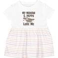 thumbnail image 3 of Inktastic Mamaw and Pappy Grandchild Sloth Girls Baby Dress, 3 of 5