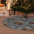 thumbnail image 6 of Picia Construction Machines Print Christmas Tree Skirt , Christmas Tree Skirt Ornaments for Merry Christmas Holiday Party Decorations Indoor Outdoor-36", 6 of 7