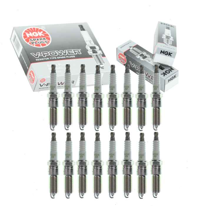 NGK 5306 V-Power Spark Plug Kit - Set Of 16 For Chrysler 5.7L V8 Hemi (2003-2008)