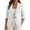 White, variant on Maplenight Cotton Linen Blazers for Women Long Sleeve Single Button Work Jacket Slim Fit Fall Casual Office Blazer