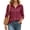Wine, variant on Enjoytime Work Tops for Women Collared Long Sleeve Button Down Shirts Fashion Solid Business Casual Blouses