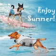thumbnail image 2 of QBLEEV Dog Life Jacket and Life Vest, Pet Safety Coat, Reflective Adjustable Puppy Lifesaver with Rescue Handle, Ripstop Safety Swimsuit for Small to Large Dog-S, 2 of 7