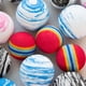 thumbnail image 5 of GOOHOCHY 12pcs Planet Bolas deportivas Bolas de práctica para interiores Pelota de de entrenamiento Pelota de juego divertida (rosa, azul, negro, 4 piezas / cada una), 5 of 7