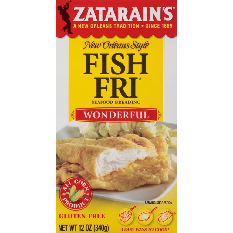 ザ•ワールド！AZフィッシュ&ポテト10kg✖️2袋　グレインフリー 2 pack) Zatarain's Gluten Free Wonderful Fish Fri, 12.0 oz Box