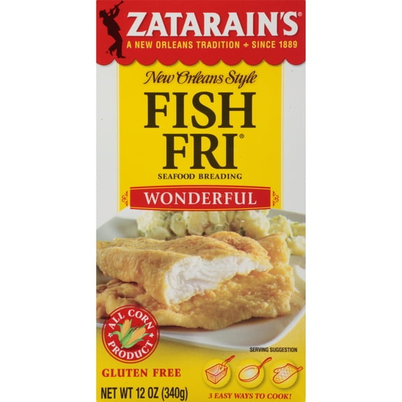 Zatarain's Gluten Free Wonderful Fish Fri, 12.0 oz Box