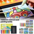 thumbnail image 3 of Sand Painting Сolor Sand Art Pictures Children's Sand Painting Kits 10/12 Color× R1L5, 3 of 7