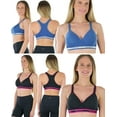 thumbnail image 4 of ToBeInStyle Women's Pack of 6 Random Assorted Print Sports Bras - Assorted Colors - Size 36B, 4 of 6