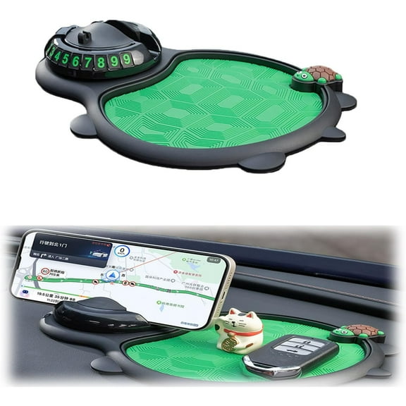 Multi-Function Car Anti-Slip Mat, 2025 New Car Dashboard Phone Holder Mat,Car Anti Slip Mat Phone Holder,Smartphones Stand, 3-in-1 Car Non-Slip Pad Mobile Phone Holders Car Silicone Mat For Car