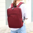 thumbnail image 1 of Maoww 15.5 Inch Laptop Backpacks Large Capacity Sleeve Storage Rucksack with Charging Hole School Padded Computer Phone Shoulder Bags Red, 1 of 8