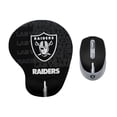 thumbnail image 1 of Set NFL de mouse inalambrico y pad con soporte de muñeca las vegas Raiders 100% original, 1 of 7