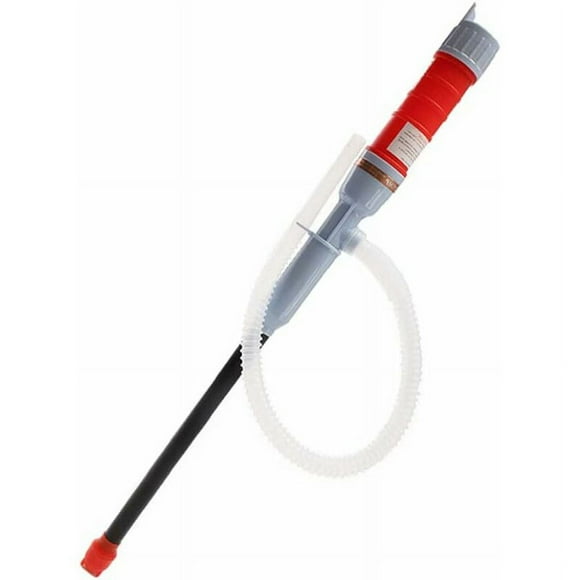 Red Electric Transfer Siphon Pump Battery Liquid Water Pump Battery Operated Siphon Hose Petrol Gas Fuel Pump Hand Suction