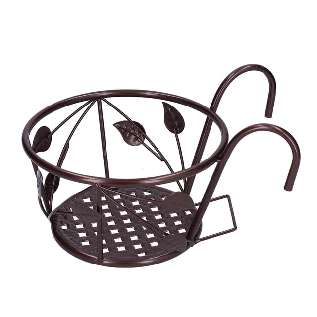 Hanging Flower Pot Rack,Hanging Flower Pot Rack Railing Planters Basket Hanging Flower Basket Built to Last
