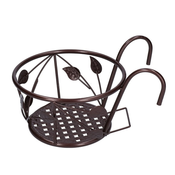 Hanging Flower Pot Rack,Hanging Flower Pot Rack Railing Planters Basket Hanging Flower Basket Built to Last