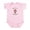 Petal Pink, variant on CafePress - Moto Princess Infant Bodysuit - Baby Light Bodysuit, Size Newborn - 24 Months