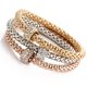thumbnail image 1 of Pulsera Multicapa Cristal Para Mujer Cadena Cubana Diamantes De Imitación Joyería Moda Punk, 1 of 4