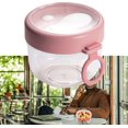 thumbnail image 3 of Overnight Oats Container, To Go Cup Lunch Pot Leak-proof Cereal to Go Cup Yoghurt Cup for Cereal Cup with Spoon Thermos, 3 of 5
