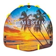 thumbnail image 1 of WOW Watersports Summertime Inflatable 2-Person Ultra Soft Top Lake Towable Tube, 1 of 5