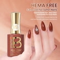 thumbnail image 5 of Beetles Brown Gel Nail Polish, Toasty Mocha, 15ML Brown Gel Polish, 5 of 8
