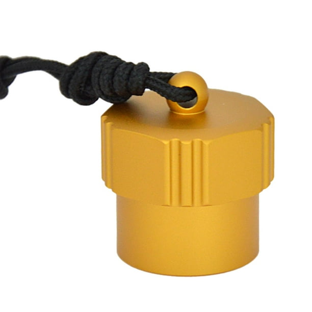 Tapa antipolvo para válvula de tanque de buceo DIN Tapa de válvula de tanque DIN Cubierta antipolvo para buceador DIN Rosca Interna Oro