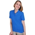thumbnail image 1 of BlueGeneration Ladies Short Sleeve Teflon Treated Piques No Pocket - Turquoise 3 Extra Large Solid, 1 of 1