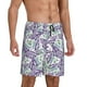 thumbnail image 2 of Fotbe Lavender Flowers Pantalones Cortos de Pijama para Hombre, Ropa de Dormir, Pantalones de Pijama Cortos para Hombre-Large, 2 of 6