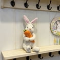 thumbnail image 6 of Easter Bunny Tree Toppers, Spring Rabbit Hugged Carrot,Stuffed Animal Toy Plush Doll for Newborns Babies Toddlers Kids Holiday, 6 of 6