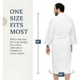 thumbnail image 5 of Ben Kaufman Velour & Waffle Robes - Unisex Cotton Kimono Bathrobes for Men & Women, Luxury Hotel Spa Soft Plush & Lightweight, 5 of 7