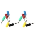 thumbnail image 4 of Conector tipo banana, 10 piezas, conector tipo banana, clavija de níquel, conector tipo banana, instalación sencilla, 4 of 8
