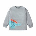 thumbnail image 2 of Fesfesfes Boys and Girls Clothes Size 2-7 Comfortable Animal Printed Tops Long Sleeve Round Neck Undershirts Cute Kids Shirts Fall and Winter Casual Comfy Tops, 2 of 6