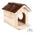 thumbnail image 2 of Casa de Madera para Hámster ANGGREK Escondite de Madera Duradero para Conejillo de Indias, 2 of 7