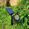 thumbnail image 2 of NETSENG Solar Spot Light Outdoor, 7 LED Color Changing 2-in-1 Solar Landscape Spotlight Waterproof Security Wall Lamp Lights for Patio Yard Lawn Driveway Trees Flags Halloween Christmas Decor (2 Pack), 2 of 6
