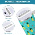 thumbnail image 5 of 30oz Valentine''s Day Heart Stainless Steel Vacuum Insulated Tumbler Superior Drinking Cup with Lid and Straw,Insulated Cup for Water, Iced Tea or Coffee Smoothie 21342728, 5 of 6