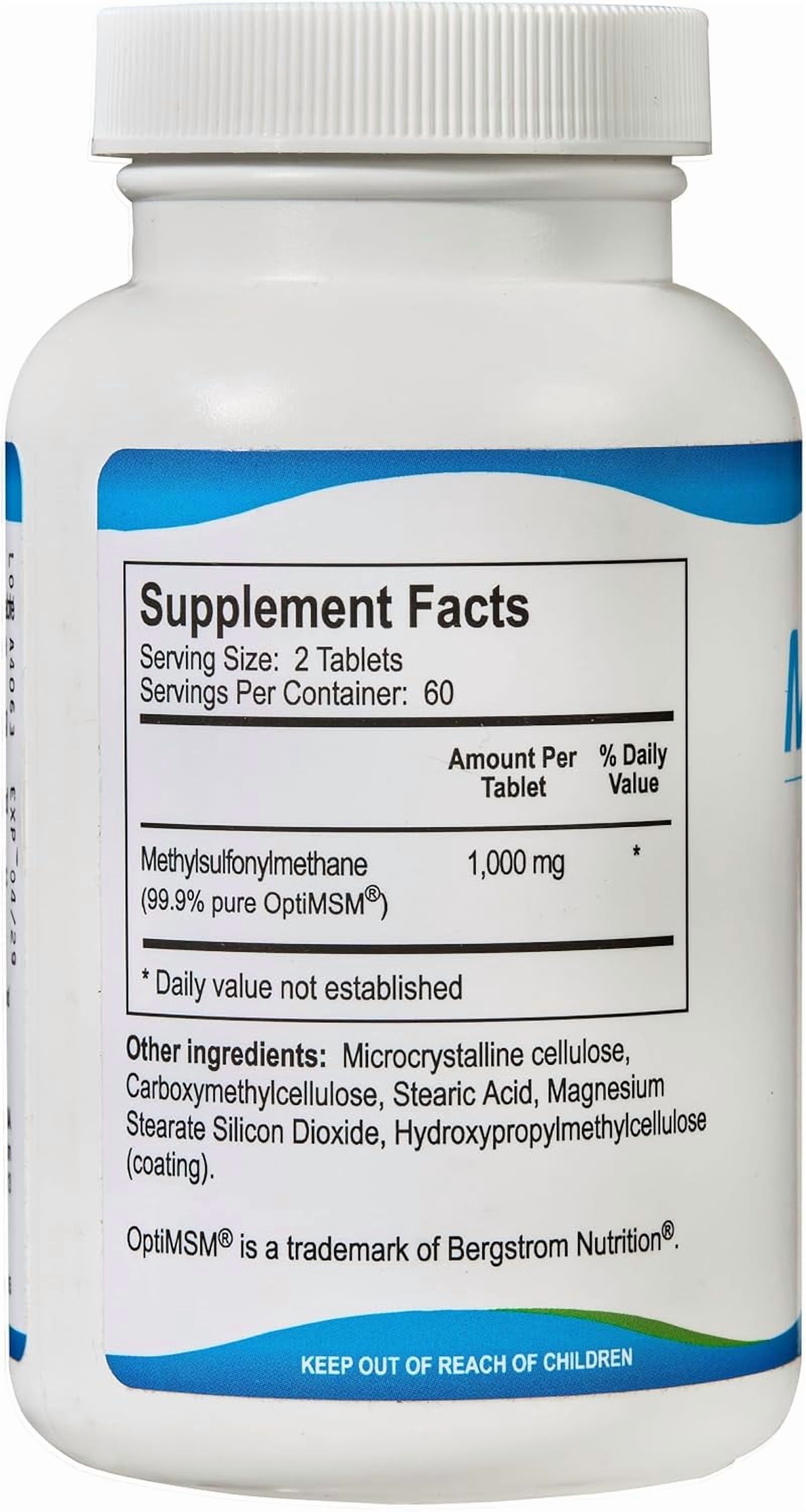 Kala Health MSMPure Advanced Joint Support Tablets with Glucosamine, Chondroitin, MSM & Ester-C, 120 Count, Healthy Mobility