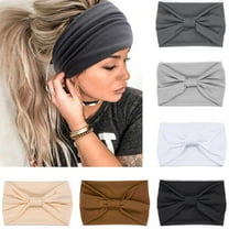 ZOUYUE Headbands for Women African Boho Wide Hairband Headband Knotted Head Wraps Turbans Hair Accessories
