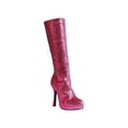 thumbnail image 1 of Ellie Shoes E-421-Zara 4 Knee-High Boot with Glitter Red / 8, 1 of 2