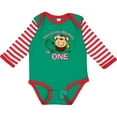 thumbnail image 3 of Inktastic Little Monkey Girl 1st Birthday Girls Long Sleeve Baby Bodysuit, 3 of 5