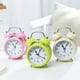 thumbnail image 2 of Reloj despertador mecánico de metal de 3 pulgadas, moderno y sencillo, para dormitorio de estudiantes, reloj digital silencioso, 2 of 6
