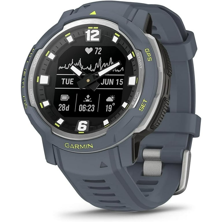 Garmin Instinct Crossover (Blue Granite) Hybrid Rugged Smart Watch | Gift Box Bundle with Screen Protectors, Wall Adapter & Hard Case | Luminescent Analog Hands & Digital Display - Walmart.com Garmin Instinct Crossover (Blue Granite) Hybrid Rugged Smart Watch | Gift Box Bundle with Screen Protectors, Wall Adapter & Hard Case | Luminescent Analog Hands & Digital Display - Walmart.com