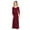 1-Wine, variant on Girls Solid Color Long Sleeve Round Neck Dress, Slim Fit & Cute Stylish Design, Ideal for Casual Daily Wear, Comfortable St. Patrick's Day Outfit
